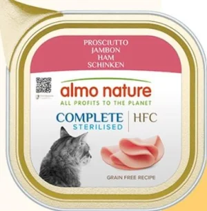 Almonature Cat Complete Sterilized Prosciutto 17 x 85 g
