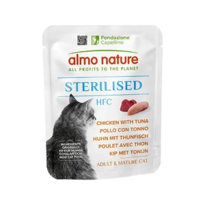 Almonature HFC Cat Sterilized Pollo con Tonno 24 x 50 g