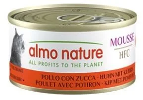 Almonature HFC Mousse Pollo con Zucca per Gatti 70 g
