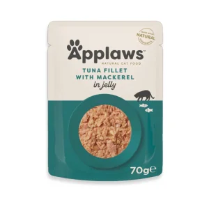 Applaws Buste Filetti di Tonno e Sgombro in Jelly 16x70 g