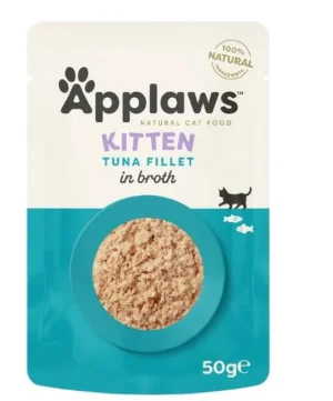 Applaws Buste Kitten Filetti di Tonno in Brodo 12 x 50 g