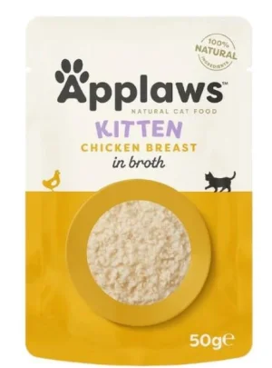 Applaws Buste Kitten Petto di Pollo in Brodo 12 x 50 g