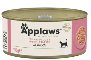 Applaws Filetti di Tonno e Gamberetti in Brodo 156 g