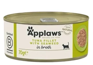 Applaws Filetto di Tonno e Alghe in Brodo per Gatti 70 g