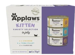 Applaws Multipack Kitten Selezione Mista Jelly 6 x 70 g