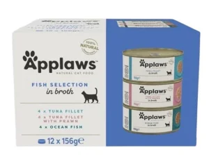 Applaws Multipack Selezione Pesce in Brodo per Gatti 12 x 156 g