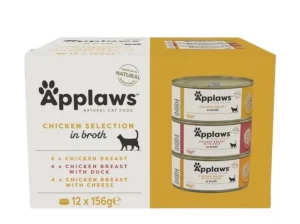 Applaws Multipack Selezione Pollo in Brodo per gatti 12 x 156 g