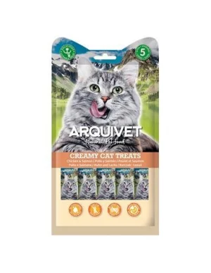 Arquivet Cat Snack Liquido al Pollo/Salmone 5 x Gr 14