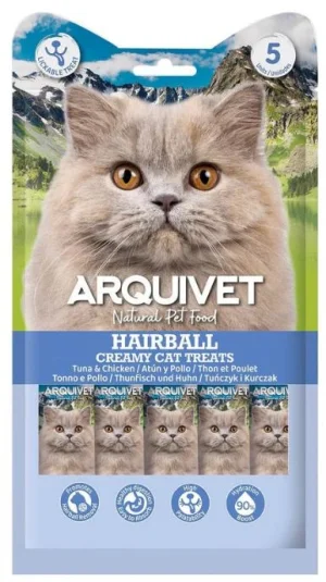Arquivet Creamy Snack Tonno e Pollo HAIRBALL 5 x 14 g