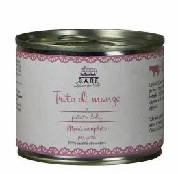 Barf Cat Menù Trito di Manzo 200 g