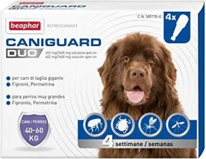 Beaphar Caniguard Duo Cane XLarge 40-60 kg - 4 Pipette