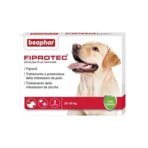 Beaphar FiproTec Dog Maxi 40-60 kg – 3 pipette antiparassitarie