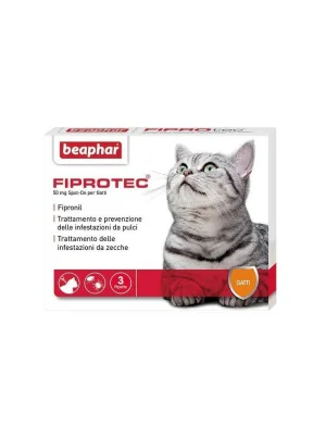 Beaphar FiproTec Gatto – 3 pipette Spot-On