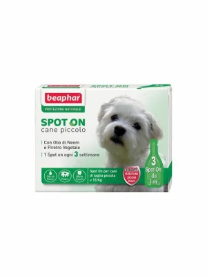 Beaphar Protezione Naturale Spot On per Cani Piccoli - 3 pipette