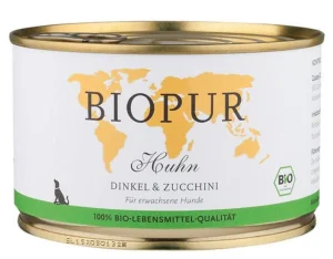 Biopur cibo umido per cani con pollame, farro e zucchine 200 g