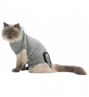 Trixie Body protettivo per gatti M/L grigio