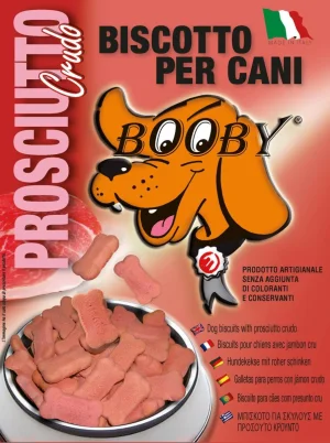 Booby Mini Prosciutto Sacco 200g - Snack per Cani