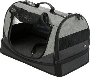 TRIXIE Borsa trasportino Holly nero/grigio 30x30x50 cm
