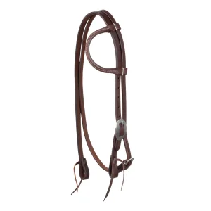 Briglia western monorecchio con sottogola Pool's - Unica Oliato