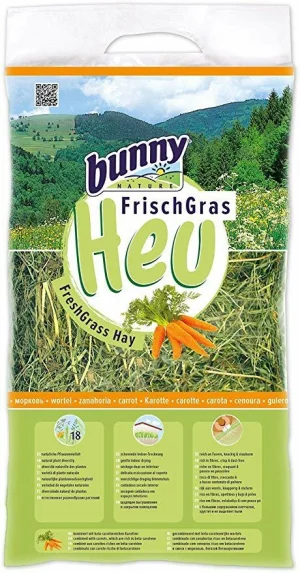 Bunny Fieno con Carote 500 g per conigli e roditori