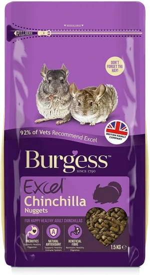 Burgess Excel Cinchilla 1,5 kg - Mangime per Roditori
