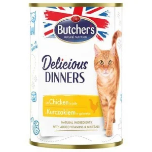 Butcher's Delicious Dinners per Gatto Pollo in Gelatina 400 g