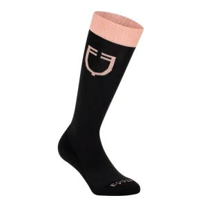Calze tecniche Equestro con logo a contrasto