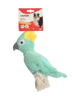 Camon Gioco Cane Pappagallo Sque e Crinkle cm 24