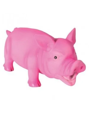 Camon Gioco Latex con Squeaker Maialino Rosa CM 12