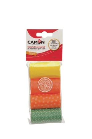 Camon Sacchetti Colorati Agrumi - 4 Rotoli