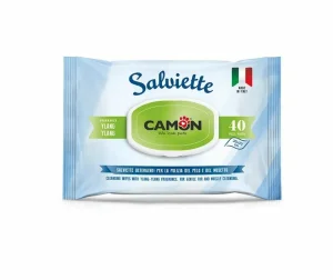 Camon Salviette Ylang-Ylang 40 Pezzi per Cani