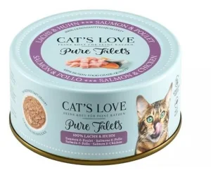 Cat's Love Filetti Salmone e Pollo 100g
