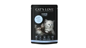 Cat's Love Junior Buste 12 x 85 g Vitello - CATSLOVE