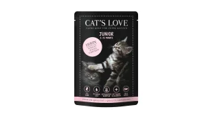 Cat's Love Junior Buste 12 x Gr 85 Pollo - Catslove