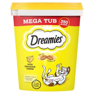Catisfaction Mega Tub Formaggio 350 g - Snack per Gatti