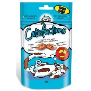 Catisfaction Snack per Gatti al Salmone 6 x 60 g