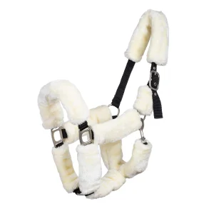 Cavezza in nylon Supreme con rivestimento in lana sintetica