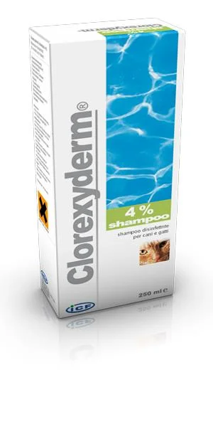 Clorexyderm Shampoo 4% ICF 250 ml per cani e gatti