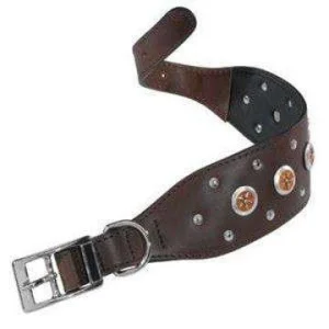 Collare Whippet in cuoio marrone Ferplast Vip CWS 15/32