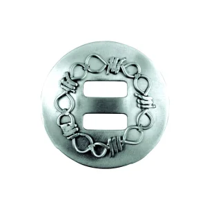 Conchos per sella Western Lakota Satinato Barbwire