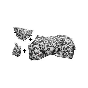Coperta antimosche modello Zebra con maschera - Umbria Equitazione