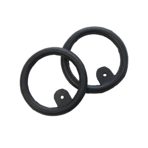 Coppia elastici sicurezza per staffe - Umbria Equitazione - Nero