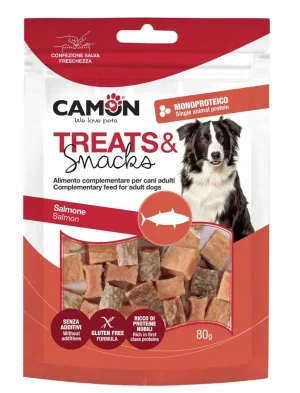 Cubetti di Salmone CAMON 80g per Cani
