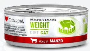 Disugual Cat Weight Manzo 85g - Dieta Equilibrata per Gatti