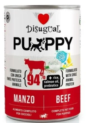Disugual Dog Puppy Manzo 400g - Mangime Umido