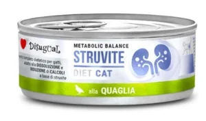 DISUGUAL Struvite Quaglia Gr 85 - Mangime Dietetico per Gatti