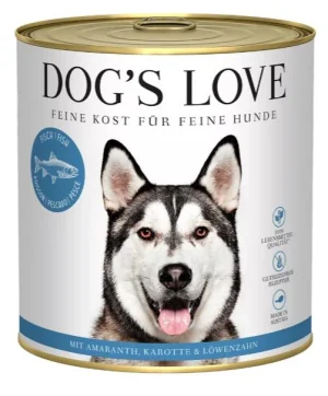 DOG'S LOVE 800g Pesce/Amaranto/Carota/Tarassaco - DOGSLOVE