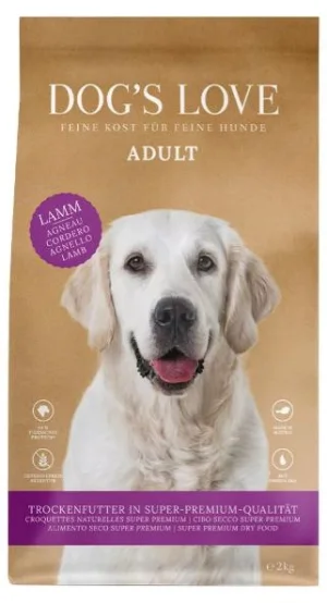 Dog's Love Agnello 2 kg - Mangime Secco per Cani