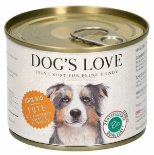 DOG'S LOVE Bio Gr 200 Tacchino/Amaranto - Cibo Umido per Cani