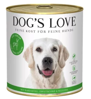 DOG'S LOVE Selvaggina/Patata/Prugna/Sedano 800g - DOGSLOVE